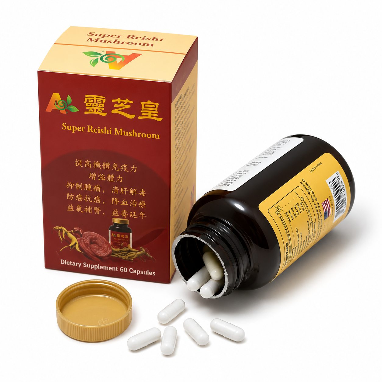 Super Reishi Mushroom (60 Capsules)